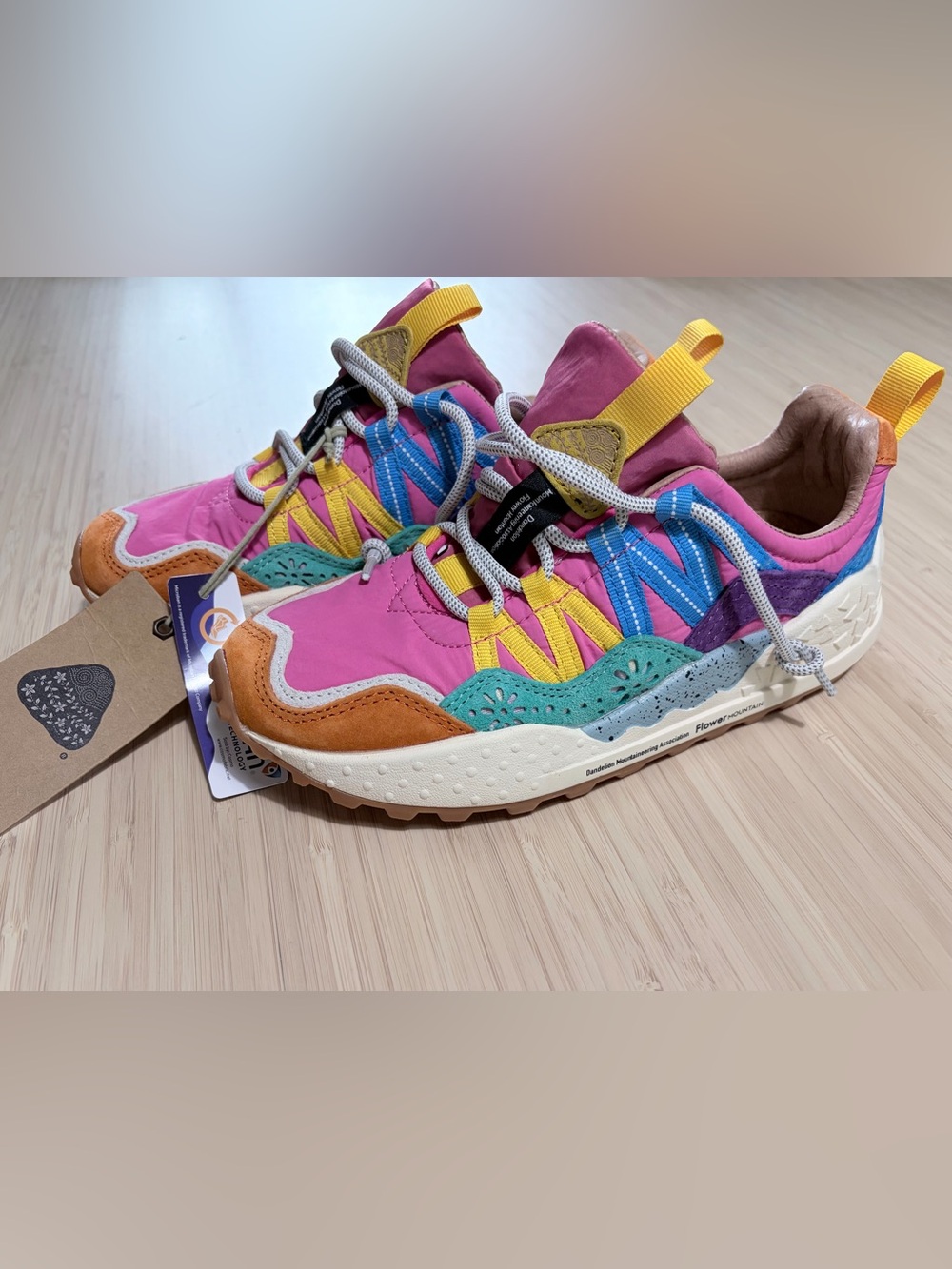 NWT Flower Mountain Women's/Girl’s Washi Athletic Sneakers US4.5 EU 35